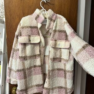 Fashion nova teddy coat!